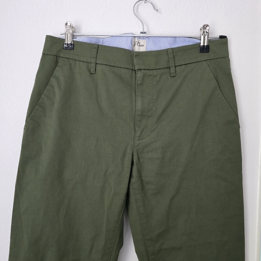 J Crew Green Pants Boyfriend Chino Size 26 - Picture 6 of 10